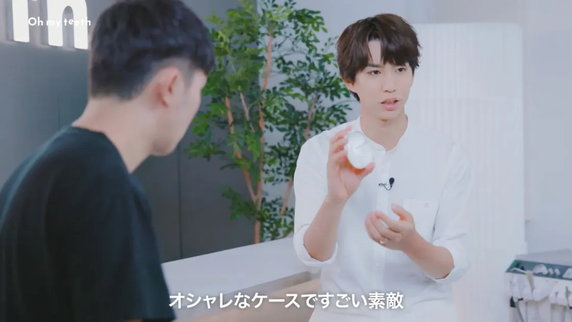 Oh my teethのケースを説明する西野誠しゃちょー