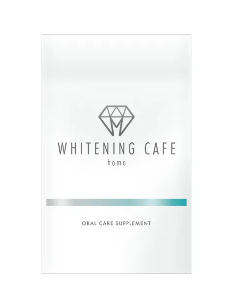 WHITENINGCAFEhomeオーラルケアサプリメントのパッケージ